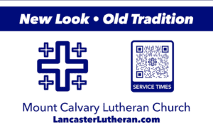 Read more about the article Mount Calvary Lutheran Church Dedication – New Look Old Tradition