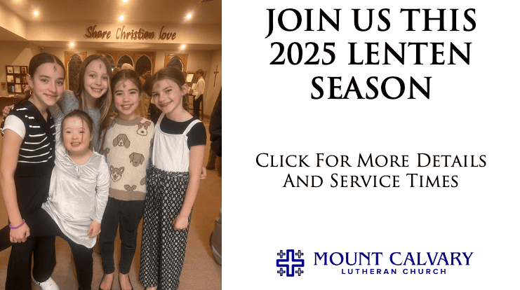 You are currently viewing Mount Calvary Lutheran Church: Board of Education and Youth Update